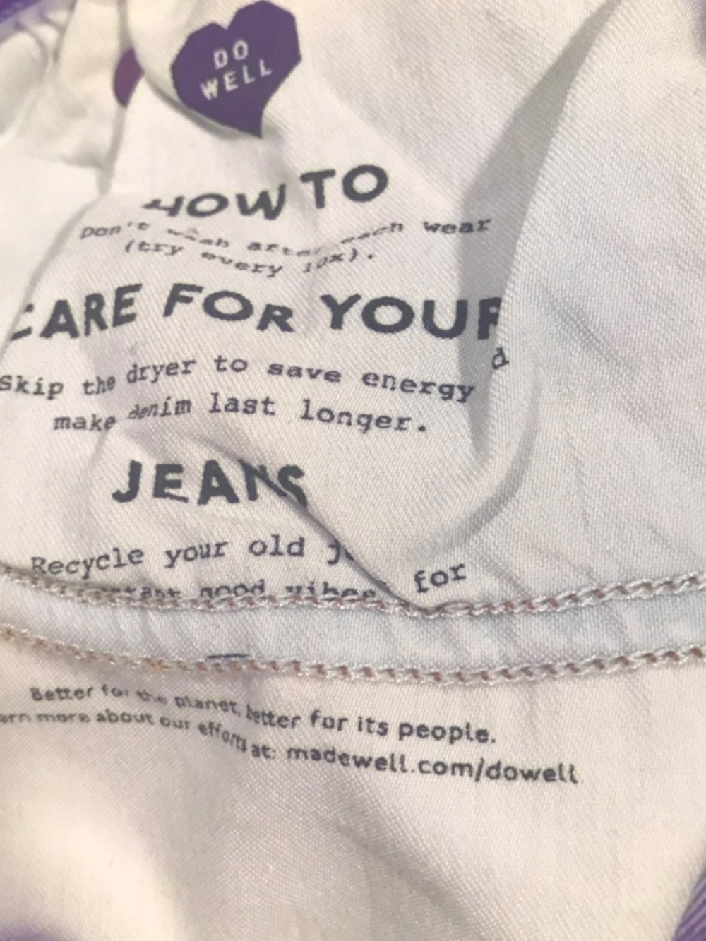 NWT Madewell low slung baggy full length inseam jeans - Picture 11 of 16
